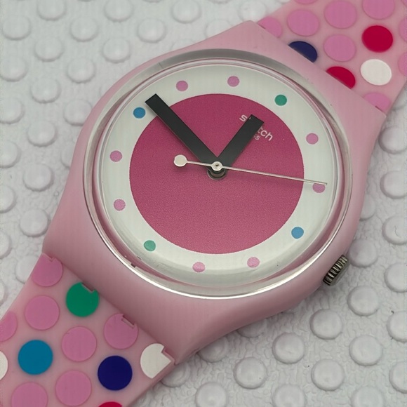 Swatch Watch - SO28P109 - Blowing Bubbles - Picture 1 of 8